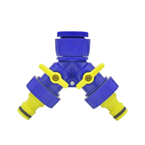 Διακλαδωτήρας 3/4 2 θέσεων 1/2 - 1/2 με βάνα Q Plastic
