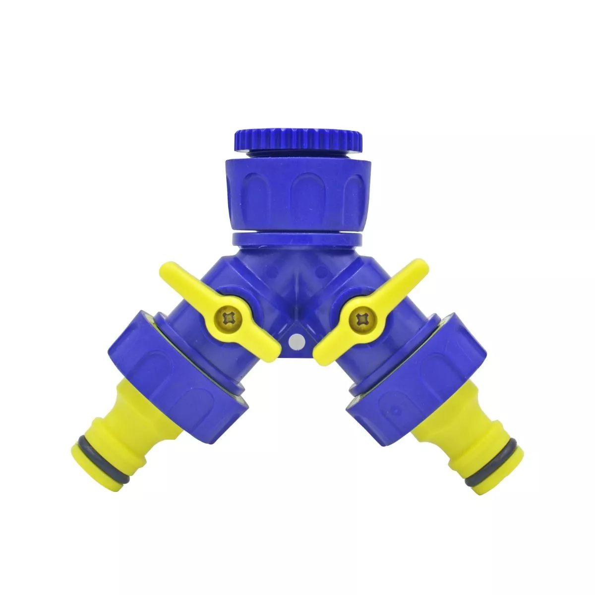 Διακλαδωτήρας 3/4 2 θέσεων 1/2 - 1/2 με βάνα Q Plastic