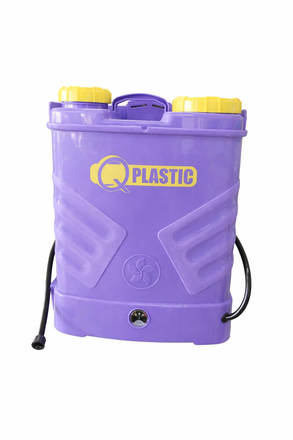 Ψεκαστήρας Πλάτης μπαταρίας 16lt 12V/8AH Q Plastic
