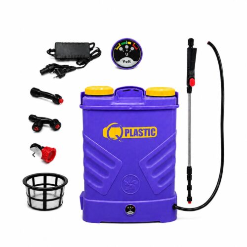 Ψεκαστήρας Πλάτης μπαταρίας 16lt 12V/8AH Q Plastic